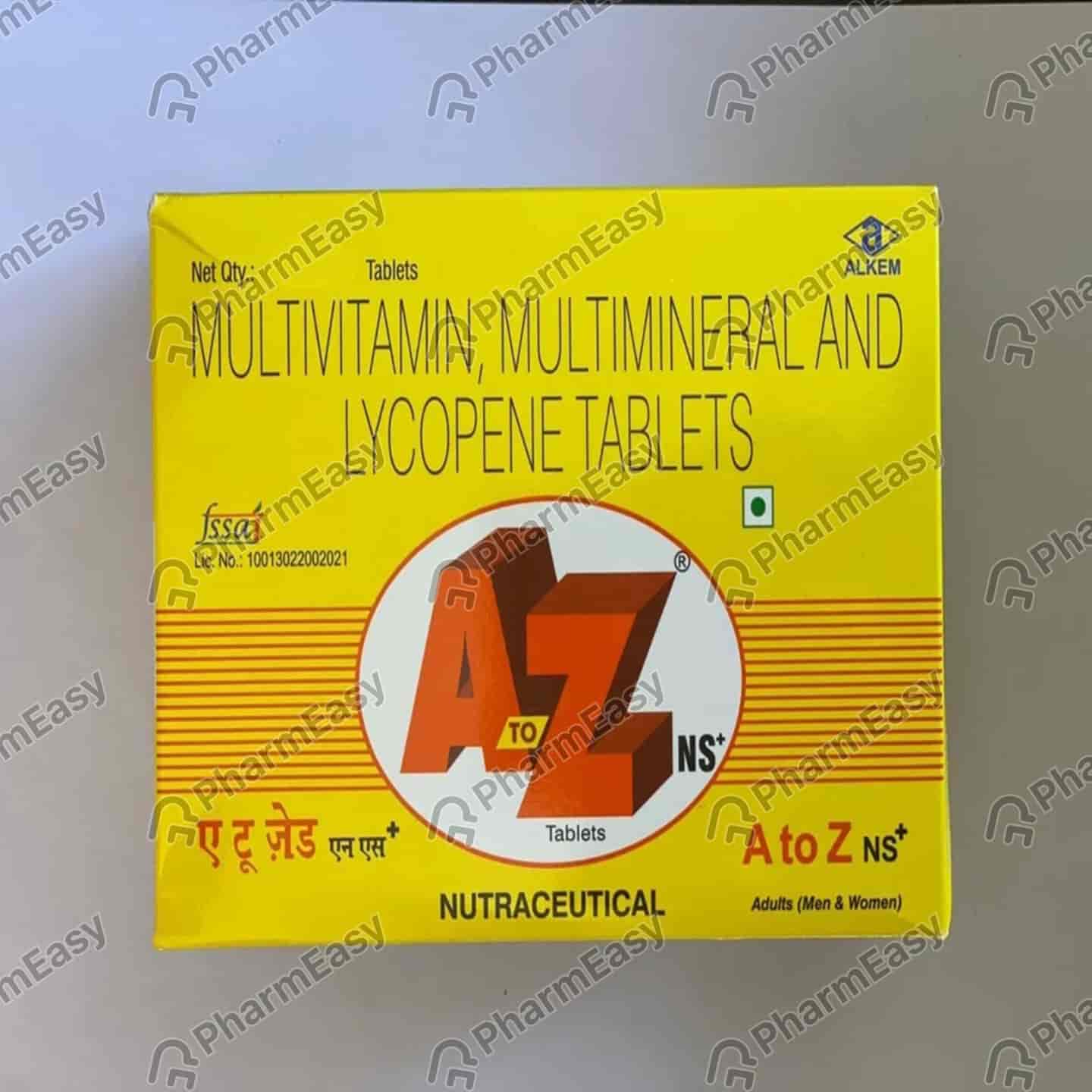A To Z Ns Plus Strip Of 15 Tablets