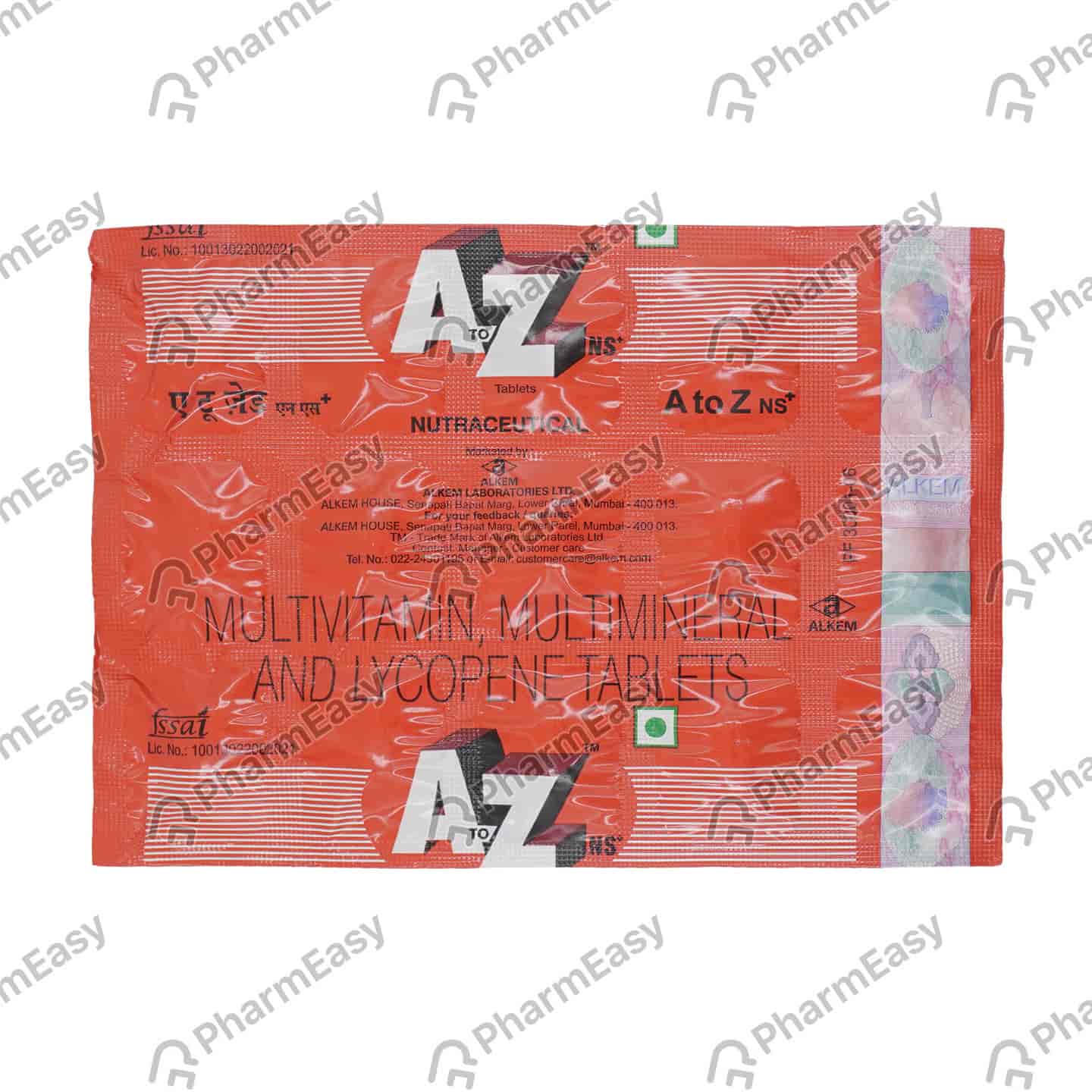 A To Z Ns Plus Strip Of 15 Tablets