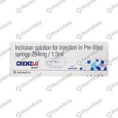 CRENZLO 284MG PRE FILLED SYRINGE OF 1.5ML SOLUTION FOR INJECTION
