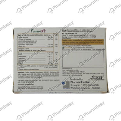 Folineo Xt Strip Of 10 Tablets