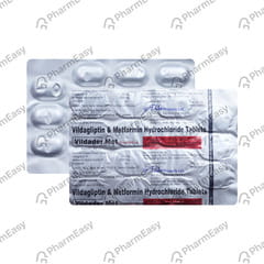 Vildader Met 50/1000mg Strip Of 15 Tablets