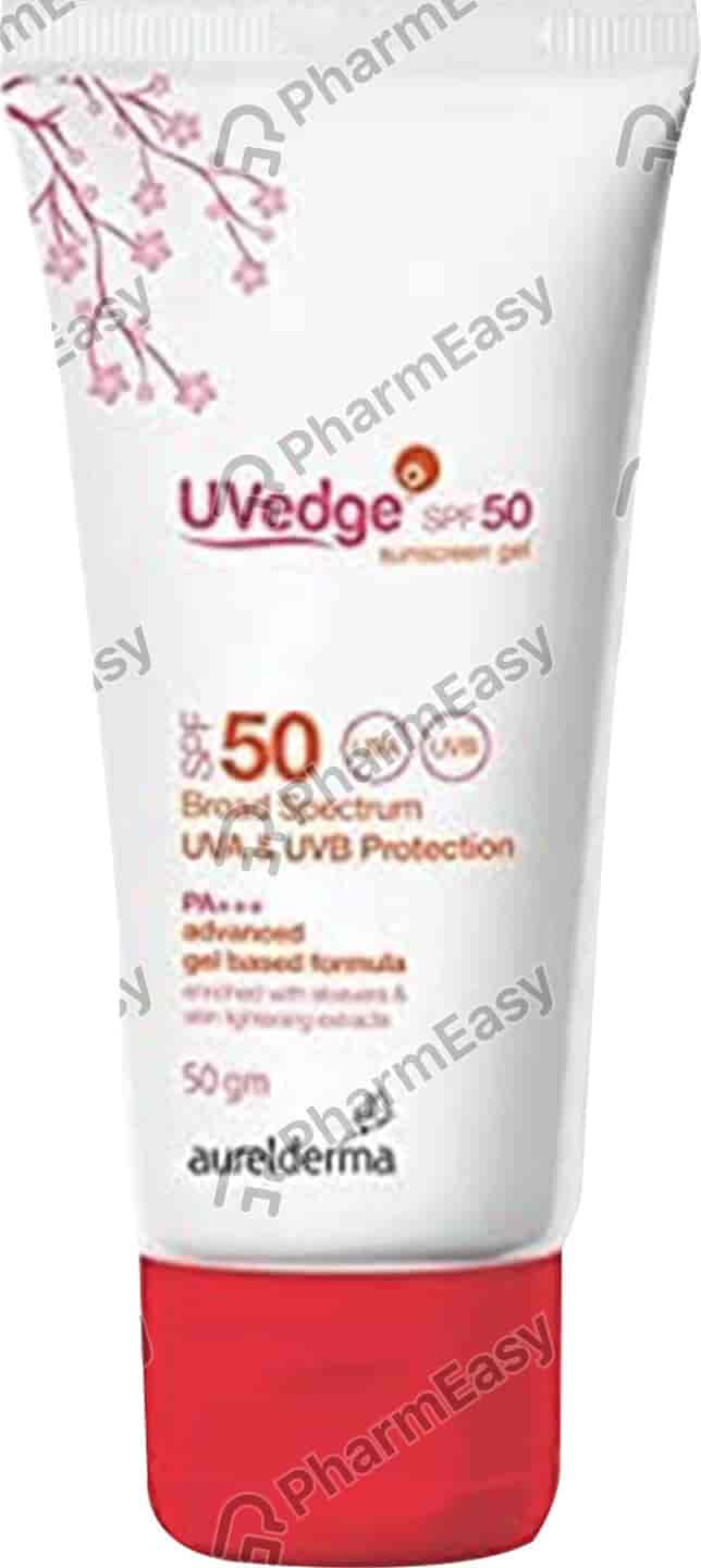 Uvedge Spf 50 Tube Of 50ml Sunscreen Gel