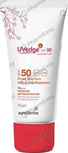 Uvedge Spf 50 Tube Of 50Ml Sunscreen Gel