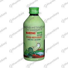 RANTAC MPS ELAICHI TASTE FLAVOUR SUGAR FREE BOTTLE OF 200ML SUSPENSION