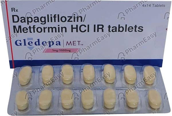 Gledepa Met 5/1000Mg Strip Of 14 Tablets