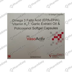 NEW VASOACTIV STRIP OF 10 SOFTGEL CAPSULES