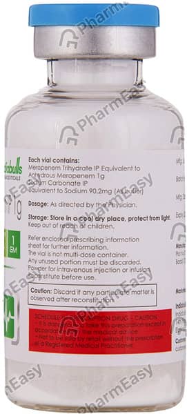 Merobull Kit 1Gm Dry Vial Of 1 Powder For Injection