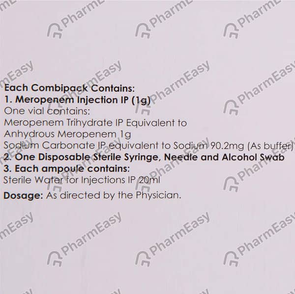Merobull Kit 1Gm Dry Vial Of 1 Powder For Injection