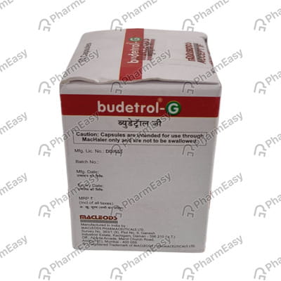Budetrol G Bottle Of 30 Inhalation Capsules