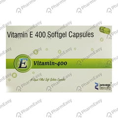 E Vitamin 400mg Strip Of 20 Softgel Capsules