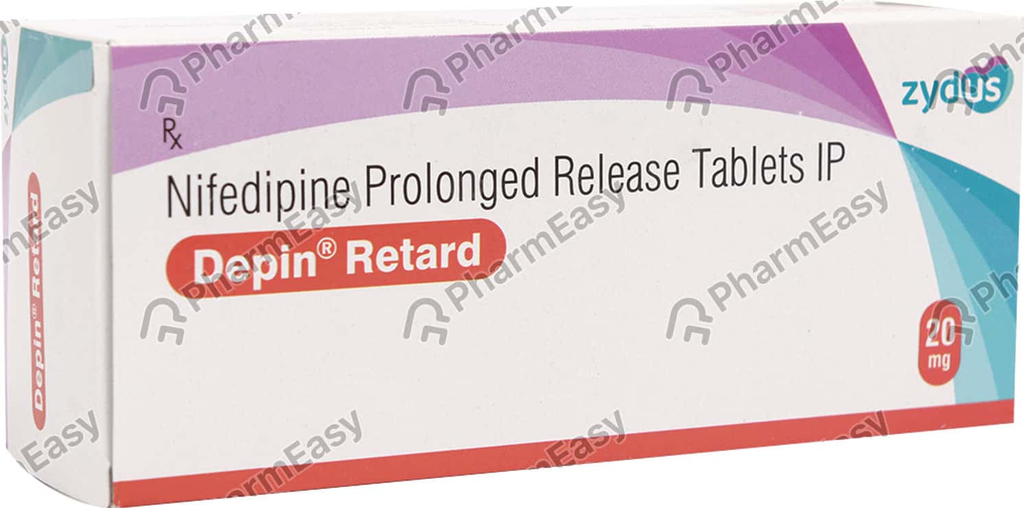 Depin Retard 20 MG Tablet (15) Uses, Side Effects, Price & Dosage