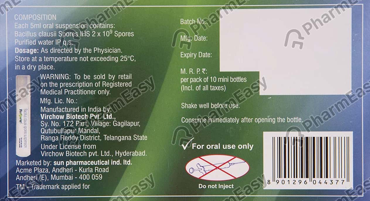 Tufpro 2 BILLION/5ML Suspension (5) Uses, Side Effects, Price & Dosage