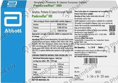 PANKREOFLAT HD STRIP OF 10 TABLETS