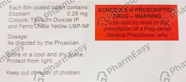 Etizola 0.25 Tablet