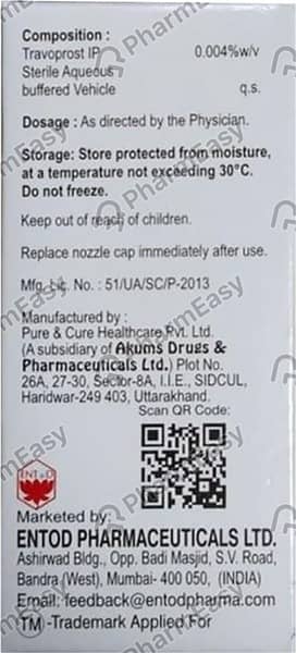 T 1 Pf Bottle Of 3ml Eye Drops