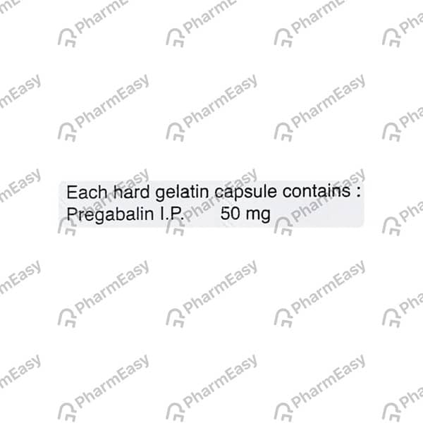 Pregalin 50 Strip Of 10 Tablets