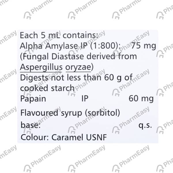Bestozyme Sf Bottle Of 250ml Syrup
