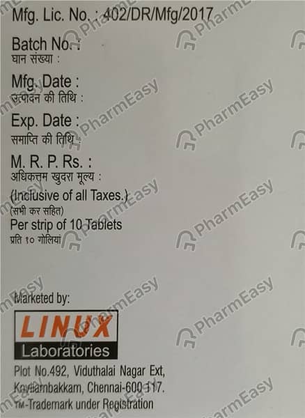 Cognizac 90mg Strip Of 10 Tablets