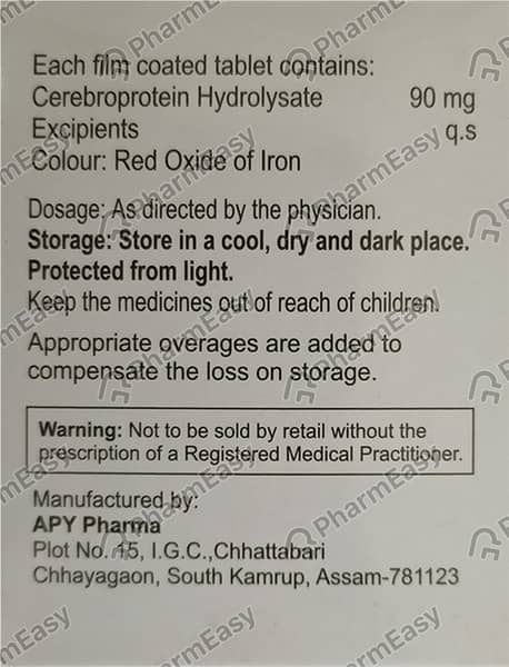 Cognizac 90mg Strip Of 10 Tablets