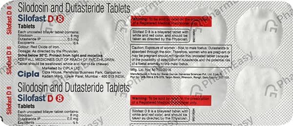 सिलोफास्ट डी 8एमजी की स्ट्रिप 10 टैबलेट्स