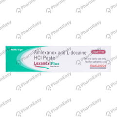 LEXANOX PLUS SUGAR FREE TUBE OF 10GM PASTE