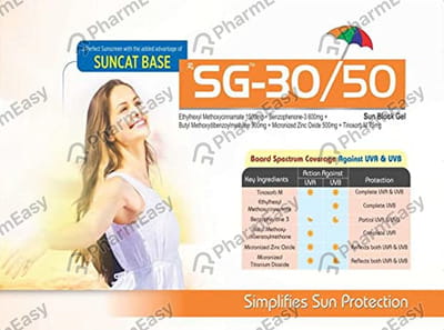 Sg 30 Sun Block Tube Of 50gm Gel