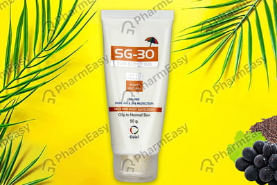 Sg 30 Sun Block Tube Of 50gm Gel