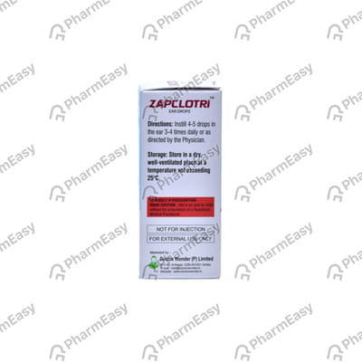 Zapclotry Bottle Of 10ml Ear Drops