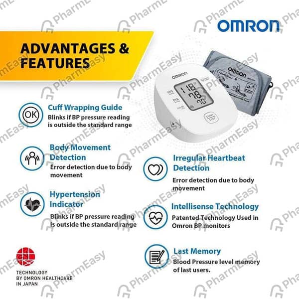 Omron Hem 7121J Bp Monitor 1 No's