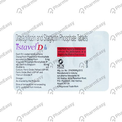 Istavel D 5/50mg Strip Of 15 Tablets