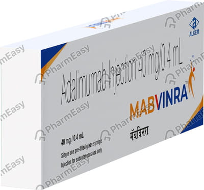 Mabvinra 40mg Pre Filled Syringe Of 0.4ml Injection