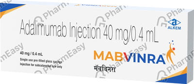 Mabvinra 40mg Pre Filled Syringe Of 0.4ml Injection