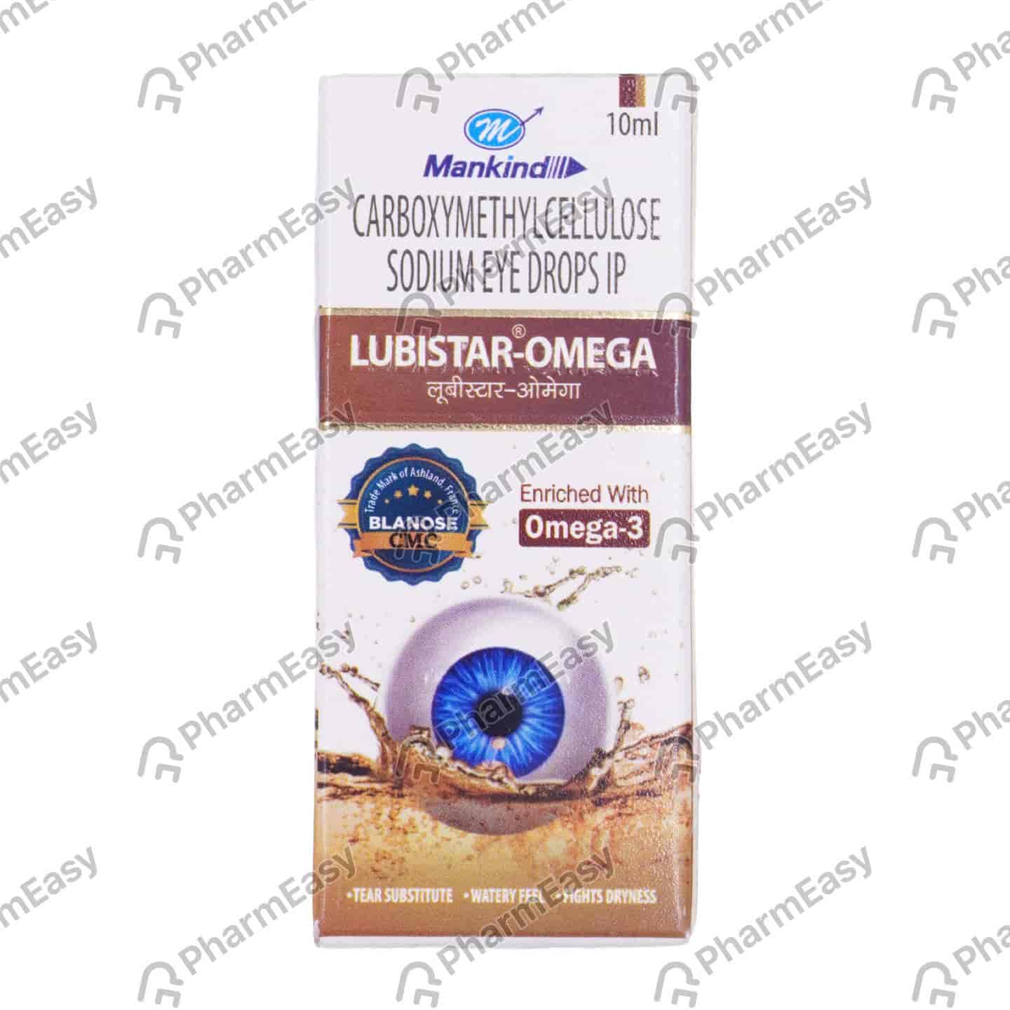 Lubistar Omega Bottle Of 10ml Eye Drops
