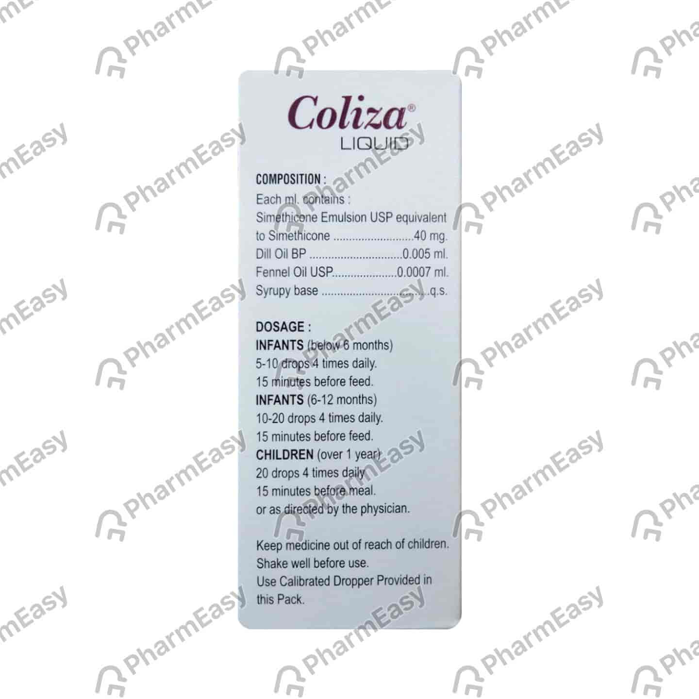 Coliza Bottle Of 30ml Liquid