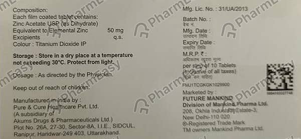 Zincolife Strip Of 10 Tablets