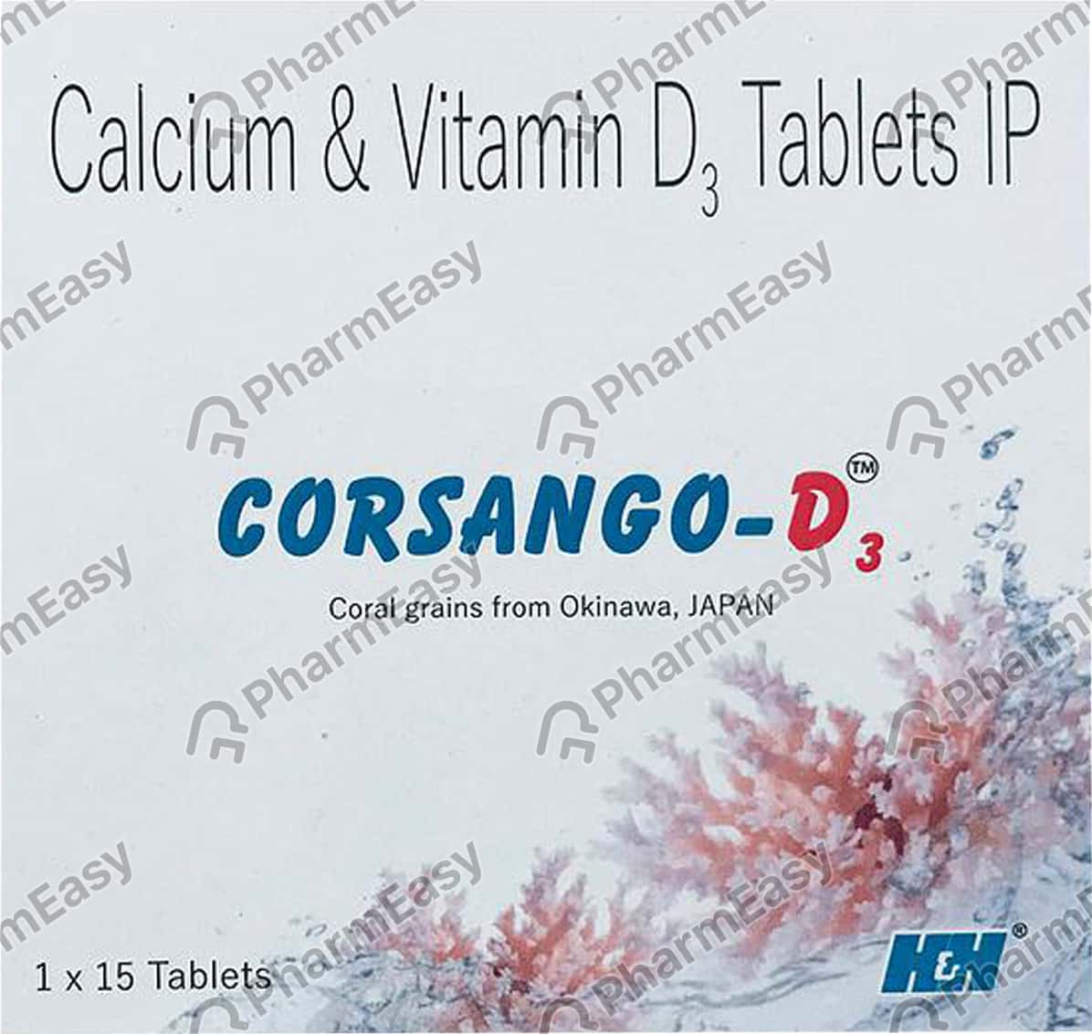 Corsango D3 Strip Of 15 Tablets