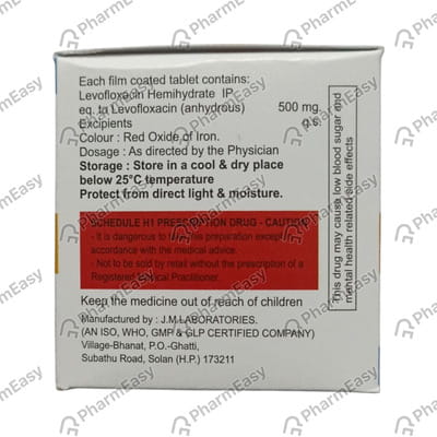 Lflox 500 Strip Of 10 Tablets