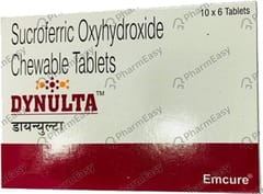 DYNULTA STRIP OF 6 CHEWABLE TABLETS