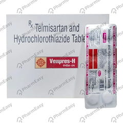 Venpres H 80mg Strip Of 10 Tablets