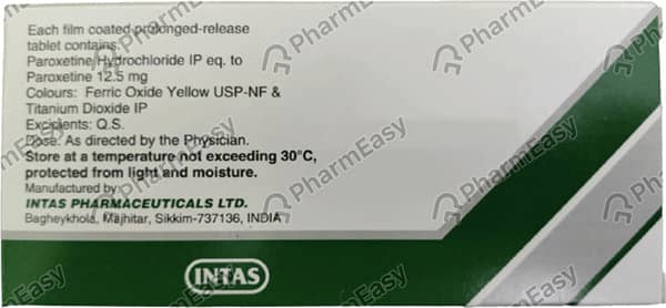 Paxinta Cr 12.5mg Strip Of 10 Tablets