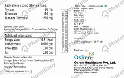 Osify Strip Of 10 Tablets