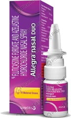 ALLEGRA NASAL DUO 70MD BOTTLE OF 7GM NASAL SPRAY