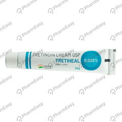 Tretiheal 0.025% Tube Of 20gm Cream