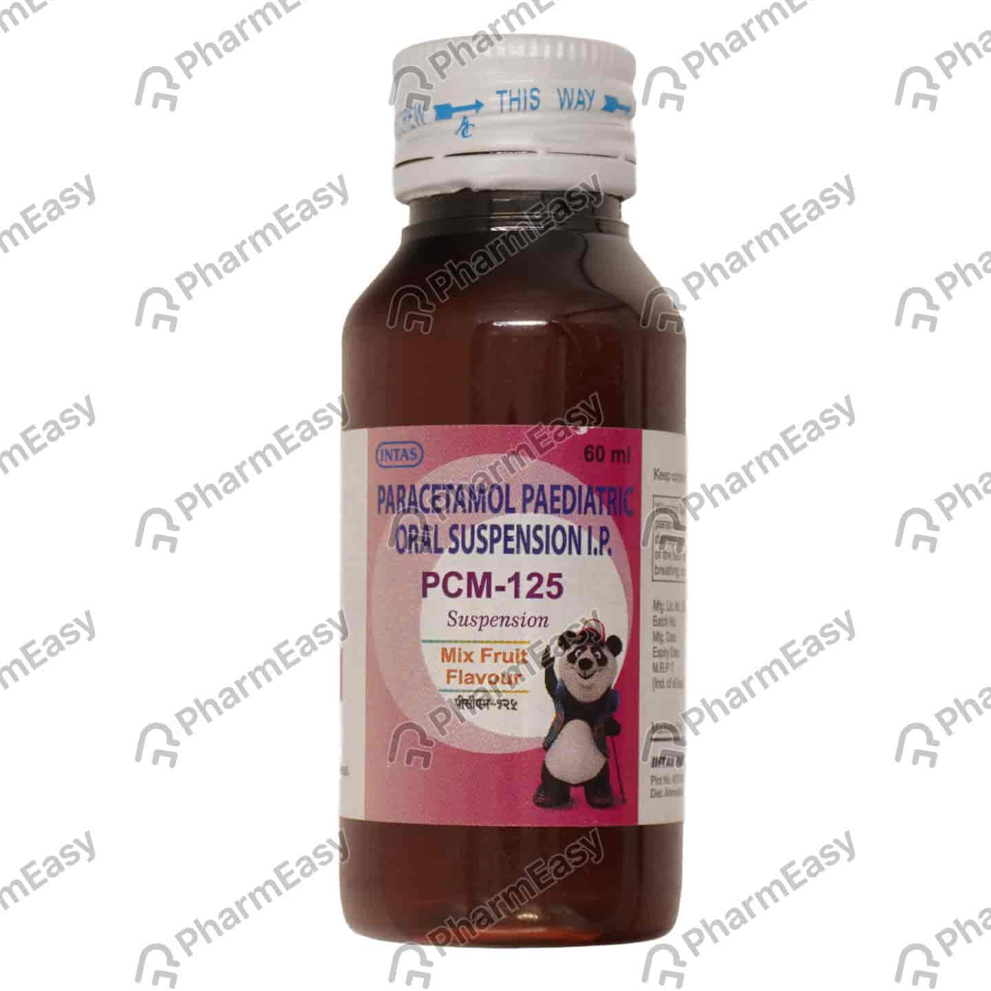 Pcm 125mg Mix Fruit Flavour Bottle Of 60ml Suspension