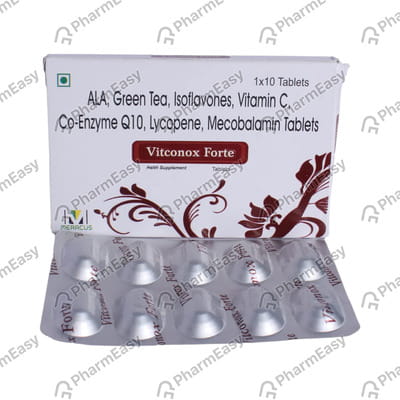 Vitconox Forte Strip Of 10 Capsules