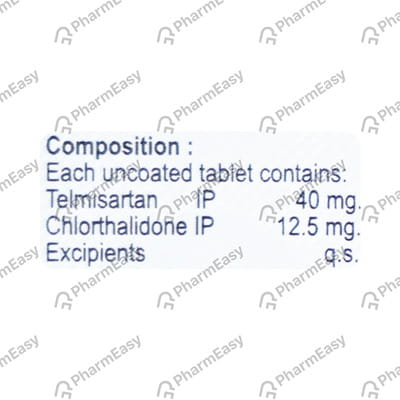 Telster Ct 40/12.5mg Strip Of 10 Tablets