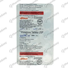 PROLET 25MG STRIP OF 15 TABLETS