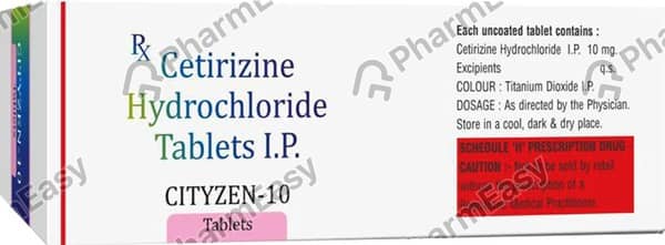 Cityzen 10mg Strip Of 10 Tablets