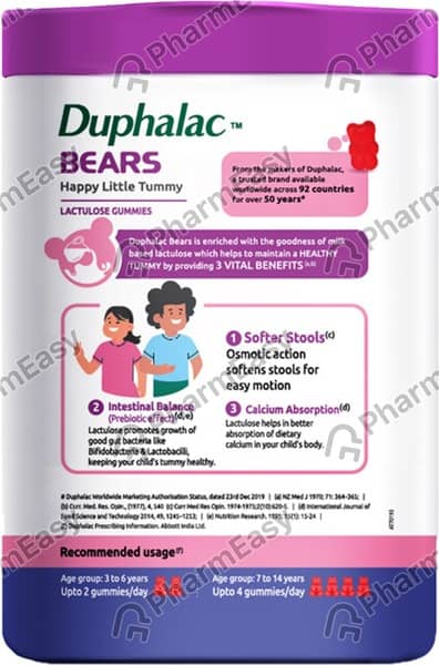 Duphalac Bears Strawberry Flavour Bottle Of 30 Gummies