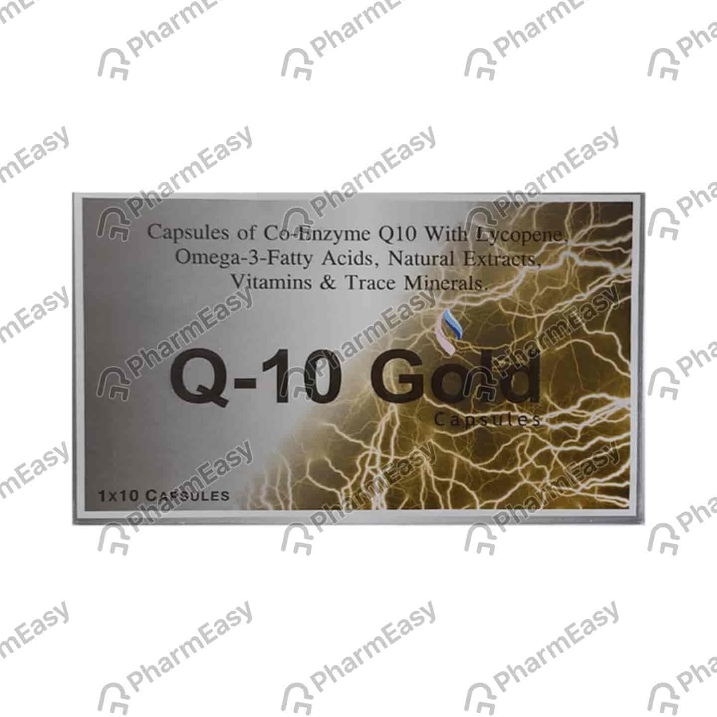 Q 10 Gold Strip Of 10 Tablets